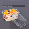 Hochwertiger transparenter PET-Kunststoffbeh&auml;lter f&uuml;r Trockenfr&uuml;chte, Obstkuchenverpackung
