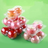 Bo&icirc;te en plastique PET transparente pour deux bo&icirc;tes d'emballage de fruits et l&eacute;gumes s&eacute;par&eacute;es