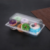 卸売使い捨てケーキボックスペット食品グレード材料透明なデザートボックスクラムシェルプラスチックボックス包装
