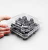 Scatole per imballaggio usa e getta in PET a conchiglia personalizzate in fabbrica Scatole trasparenti per frutta confezionate
