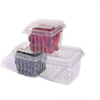 Transparente Obstkiste aus Kunststoff f&uuml;r Blaubeeren, Himbeeren und Weintrauben