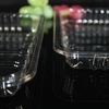 Scatola per imballaggio di frutta e verdura del supermercato addensata con vassoio fresco in plastica monouso in PET per alimenti