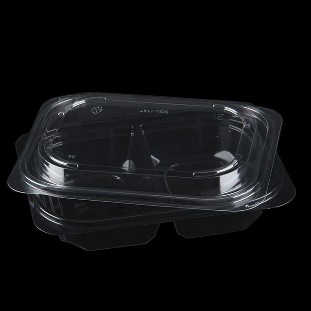 R&eacute;cipient alimentaire en plastique jetable de plateau en plastique d'ANIMAL FAMILIER jetable de duret&eacute; &eacute;lev&eacute;e